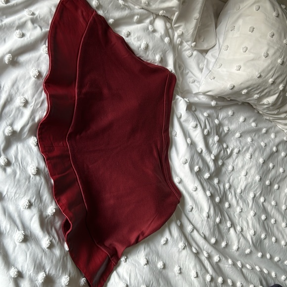 IMAN skater skirt with leather trim. - Picture 3 of 8